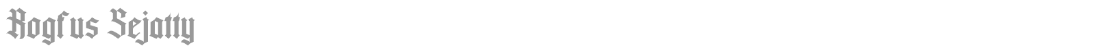 Rogfus Sejatty font preview
